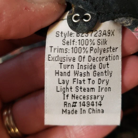 Johnny Was BIYA silk Blouse - Picture 11 of 14